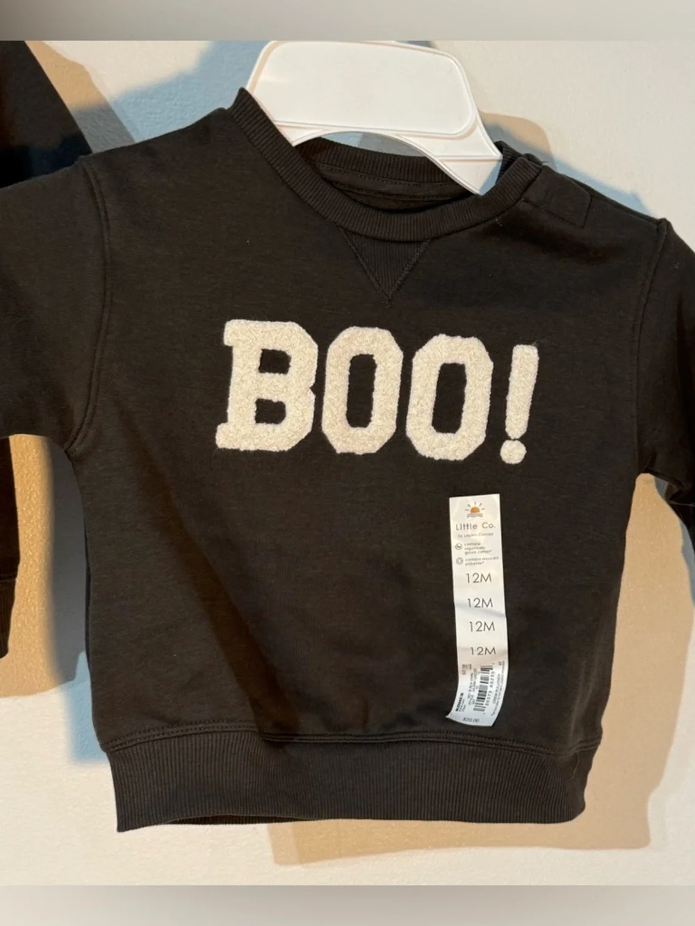 Little Co. by Lauren conrad Baby 'BOO!' Pullover Sweatshirt & “trick or treat “ - Picture 2 of 3